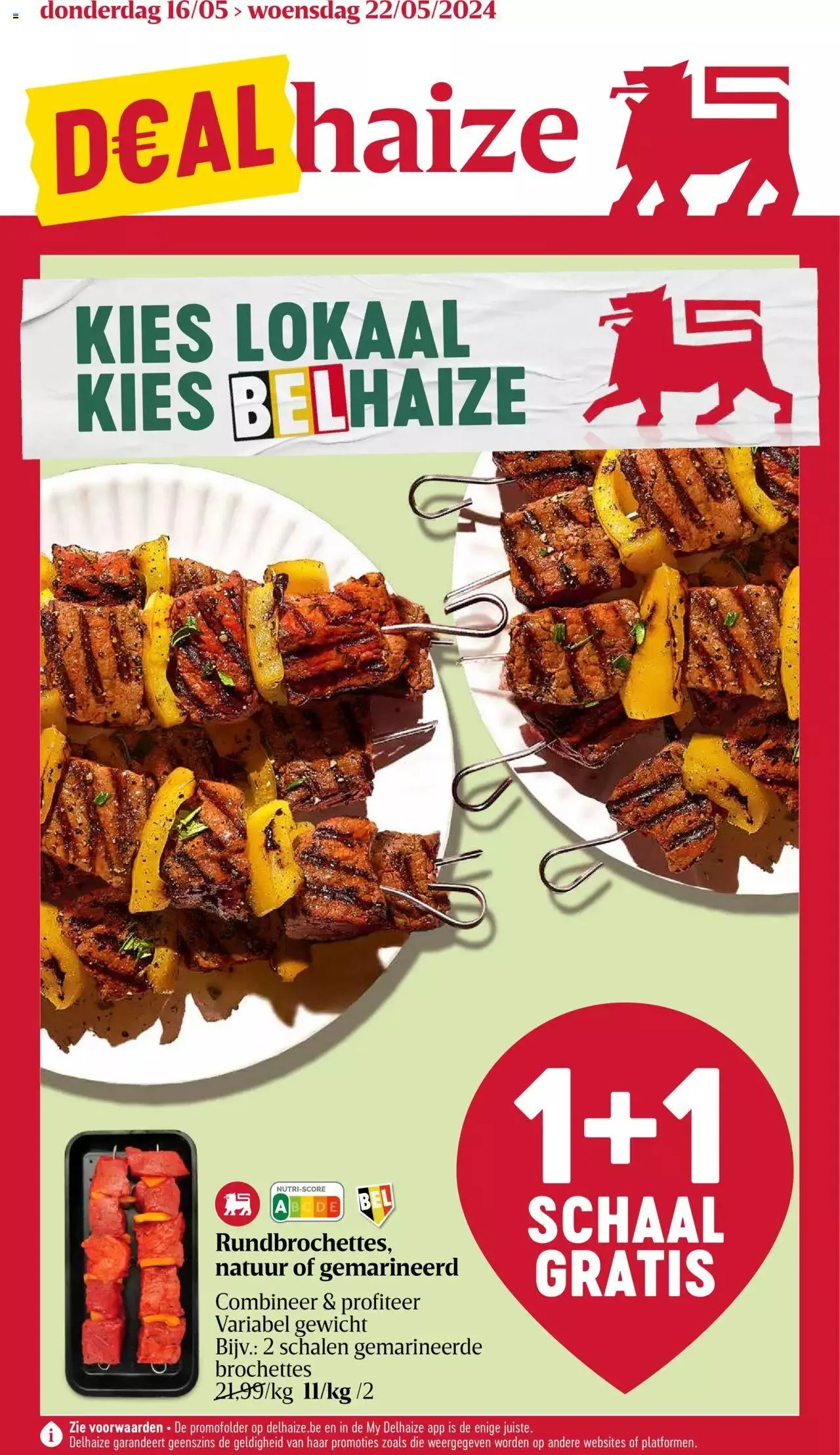 Delhaize folder week 21 van 22 mei tot 31 december 2024 - folder pagina 1