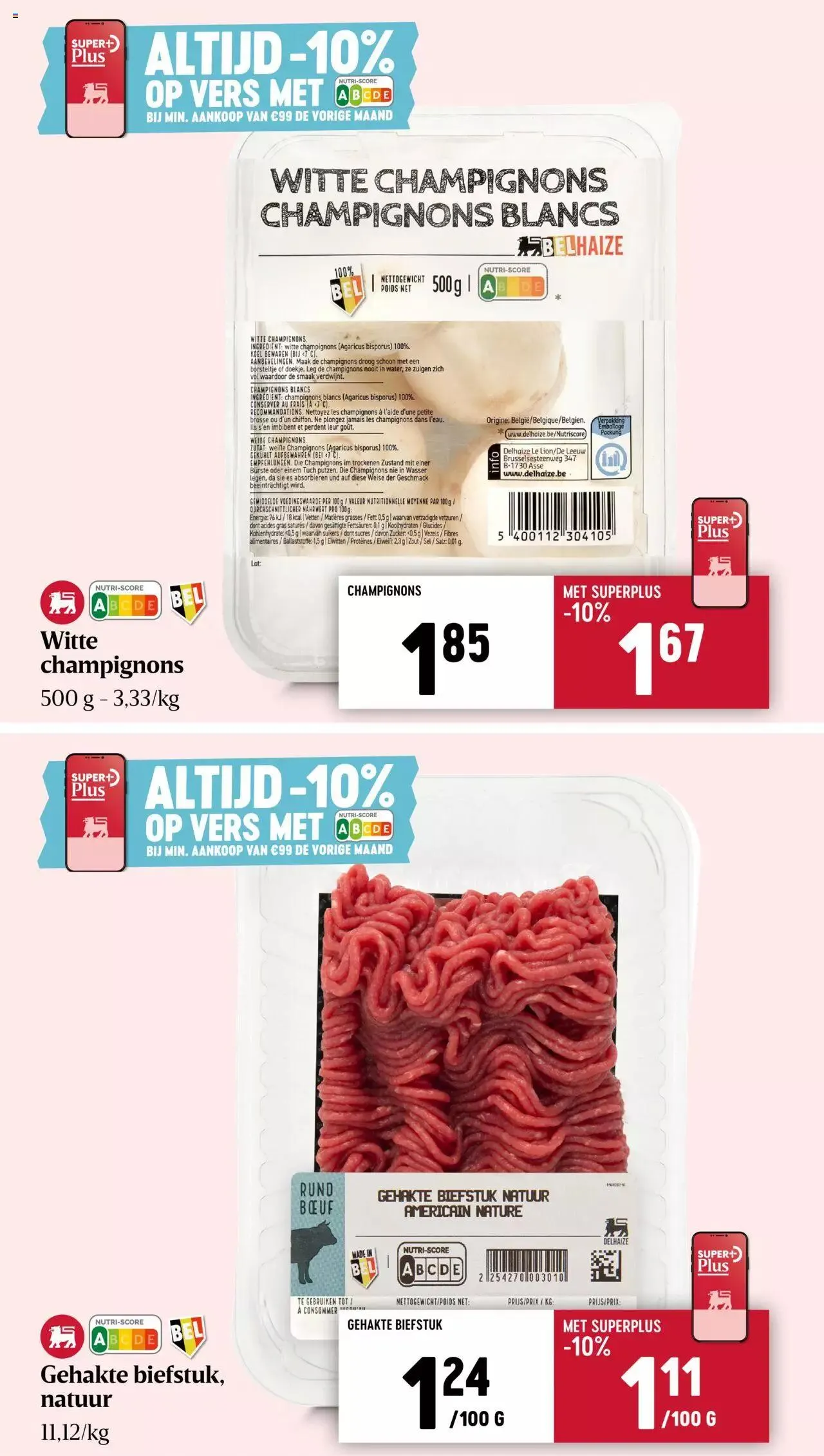 Delhaize folder week 10 van 6 maart tot 2 maart 2024 - folder pagina 17