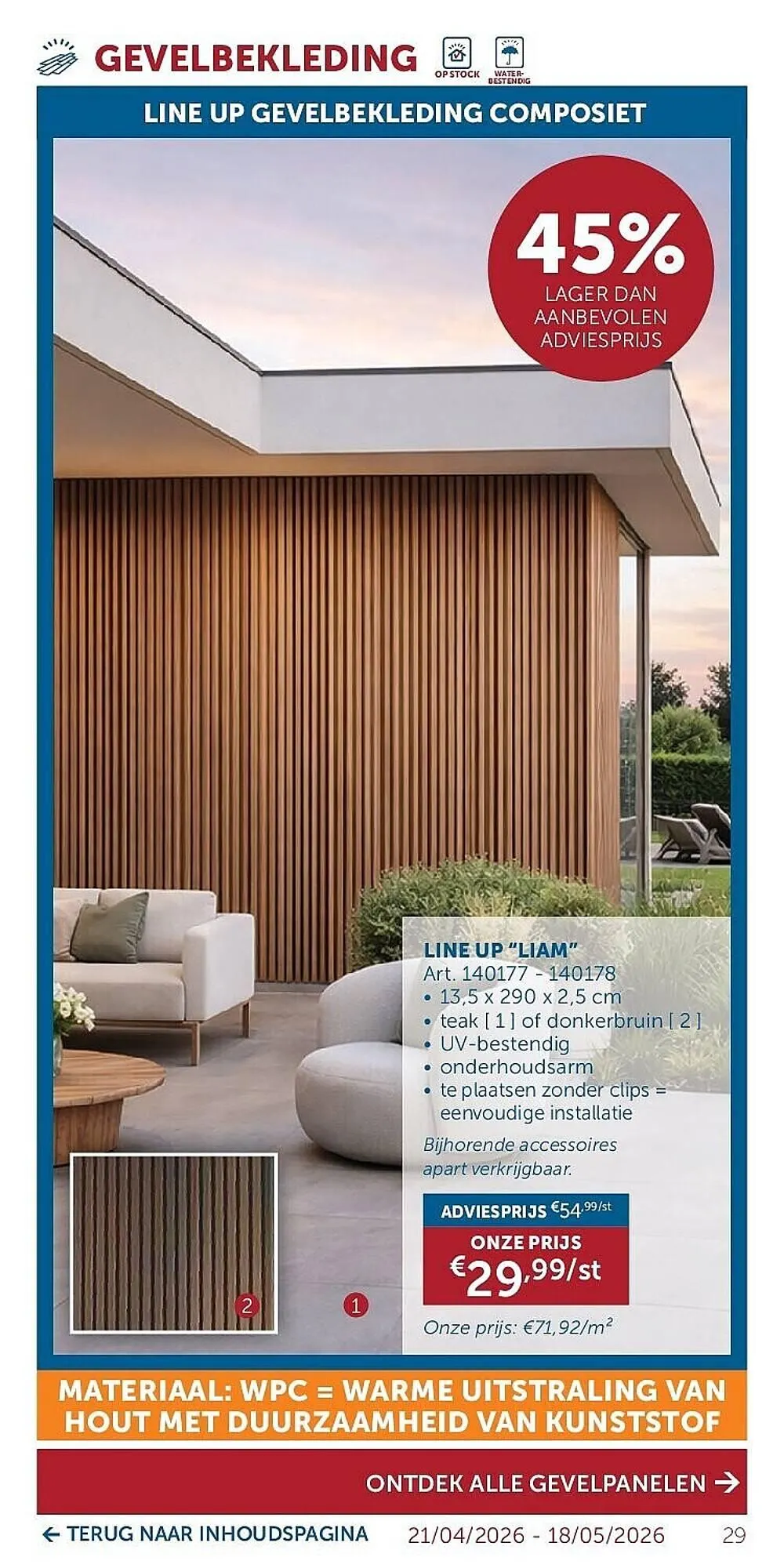 Zelfbouwmarkt folder van 21 april tot 18 mei 2026 - folder pagina 29
