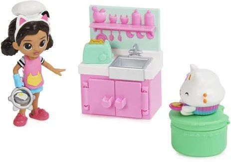 GABBY ET LA MAISON MAGIQUE - PACK 2 FIGURINES ET ACCESSOIRES PATISSERIES