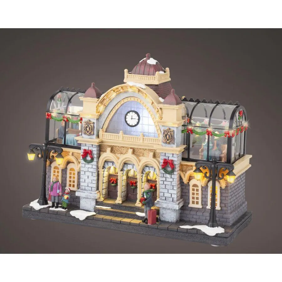 Kaemingk Verlicht Kersthuisje LED Scenery 25cm Binnen