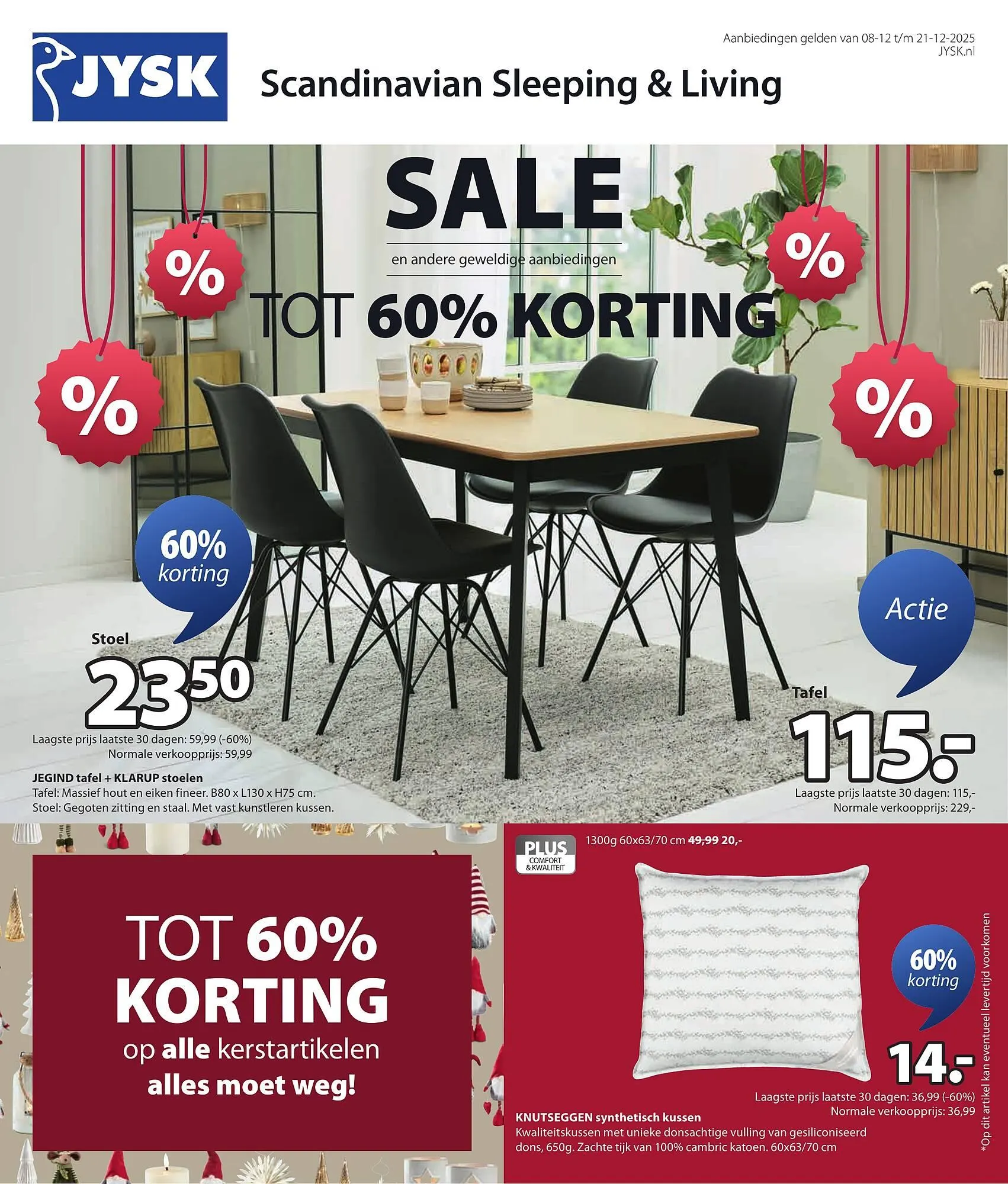 Jysk folder van 8 december tot 14 december 2025 - Folder pagina 1