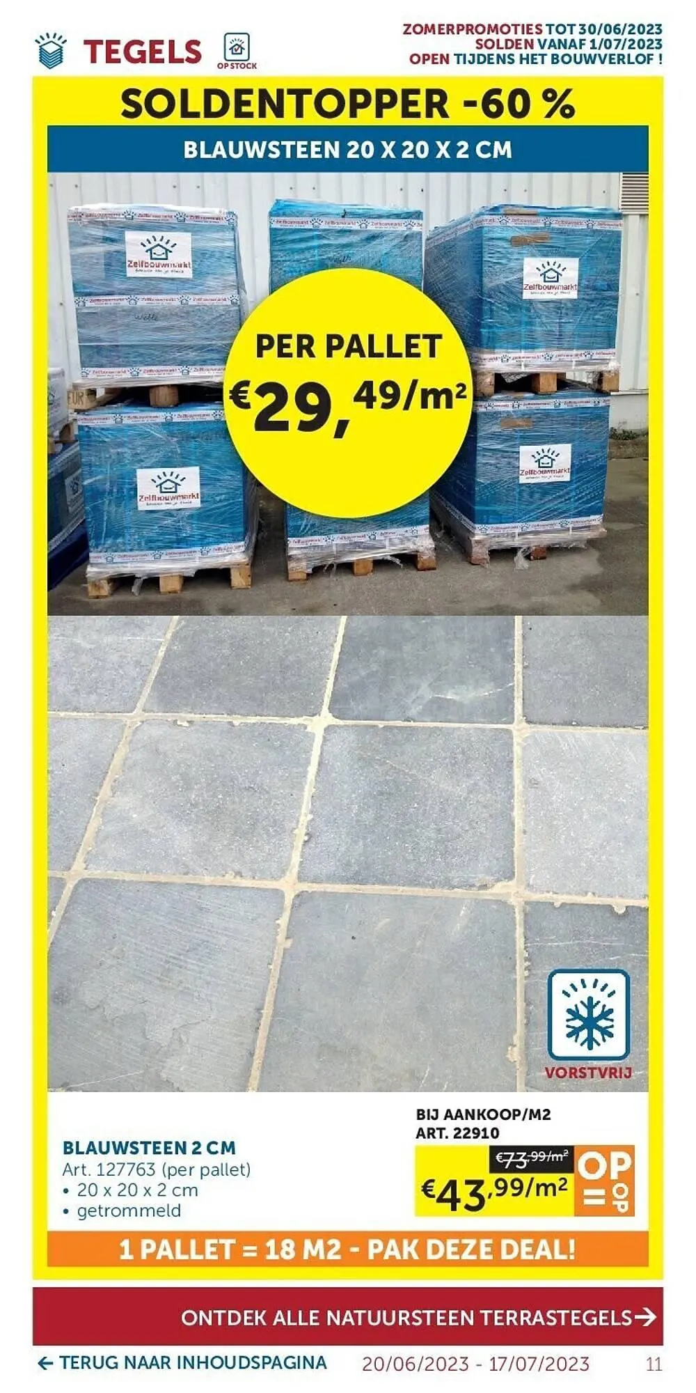 Zelfbouwmarkt folder van 20 juni tot 17 juli 2023 - folder pagina 11