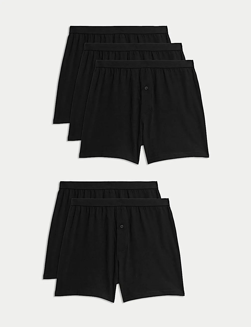 5 Pack Pure Cotton Cool & Fresh™ Jersey Boxers