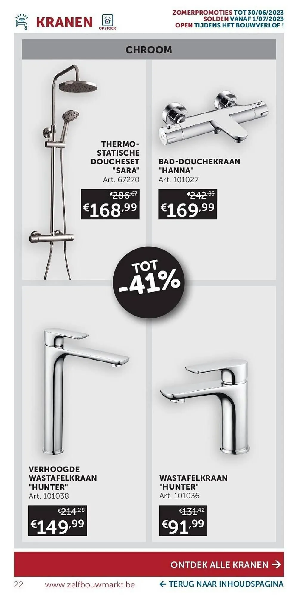 Zelfbouwmarkt folder van 20 juni tot 17 juli 2023 - folder pagina 22