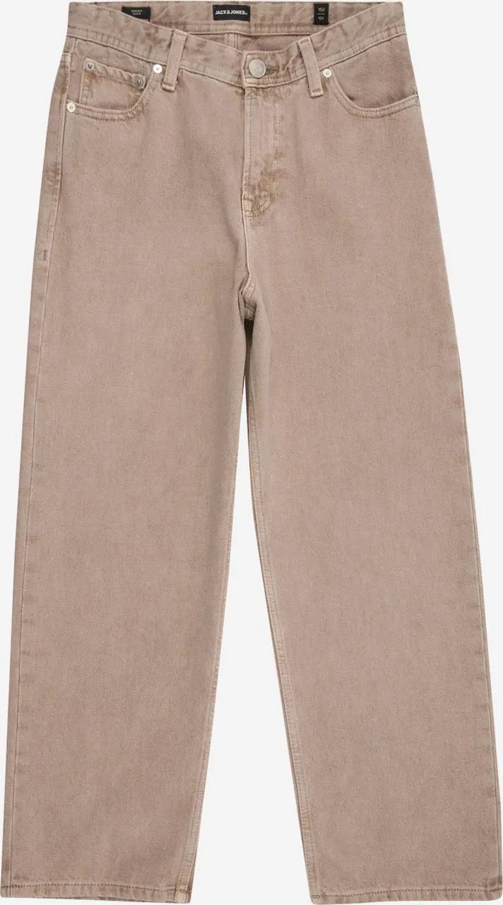Jack & Jones Junior Baggy Jeans 'JJIALEX JJORIGINAL' in Kaki