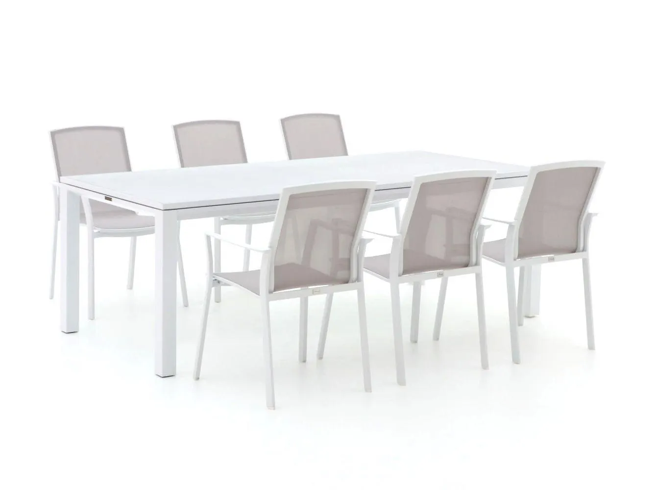 Bernstein Amberg/Mannheim 220cm dining tuinset 7-delig stapelbaar/uitschuifbaar