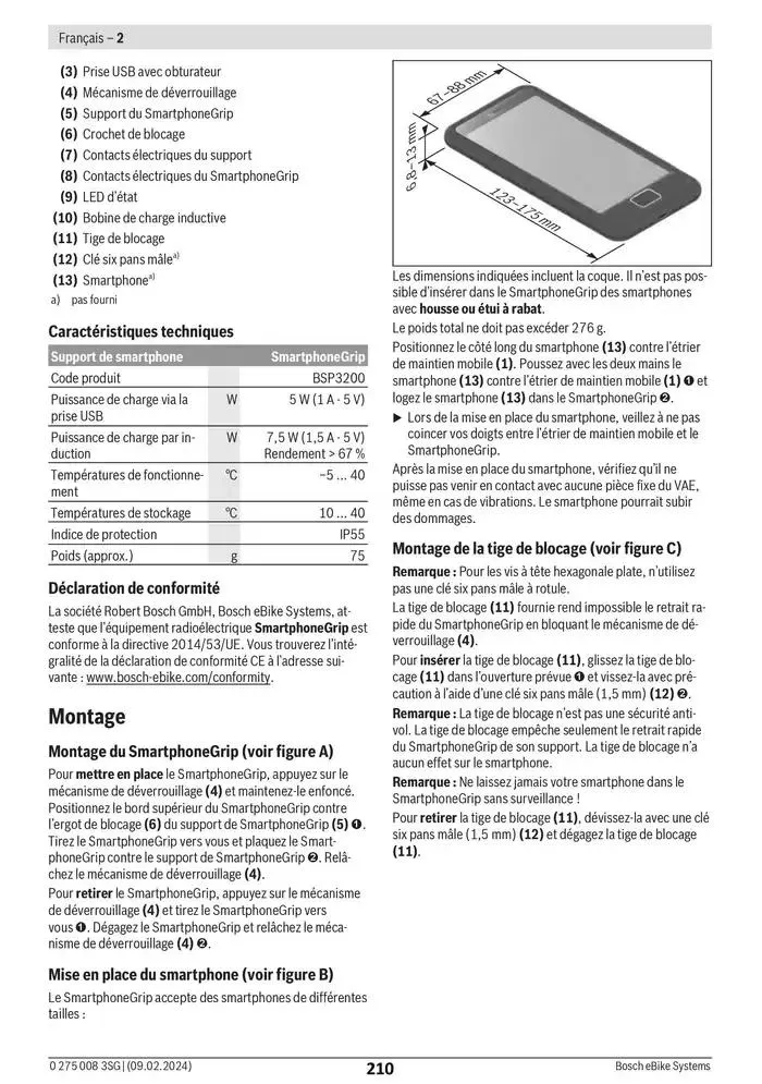 Electric Bike Manual van 12 februari tot 12 augustus 2025 - folder pagina 210