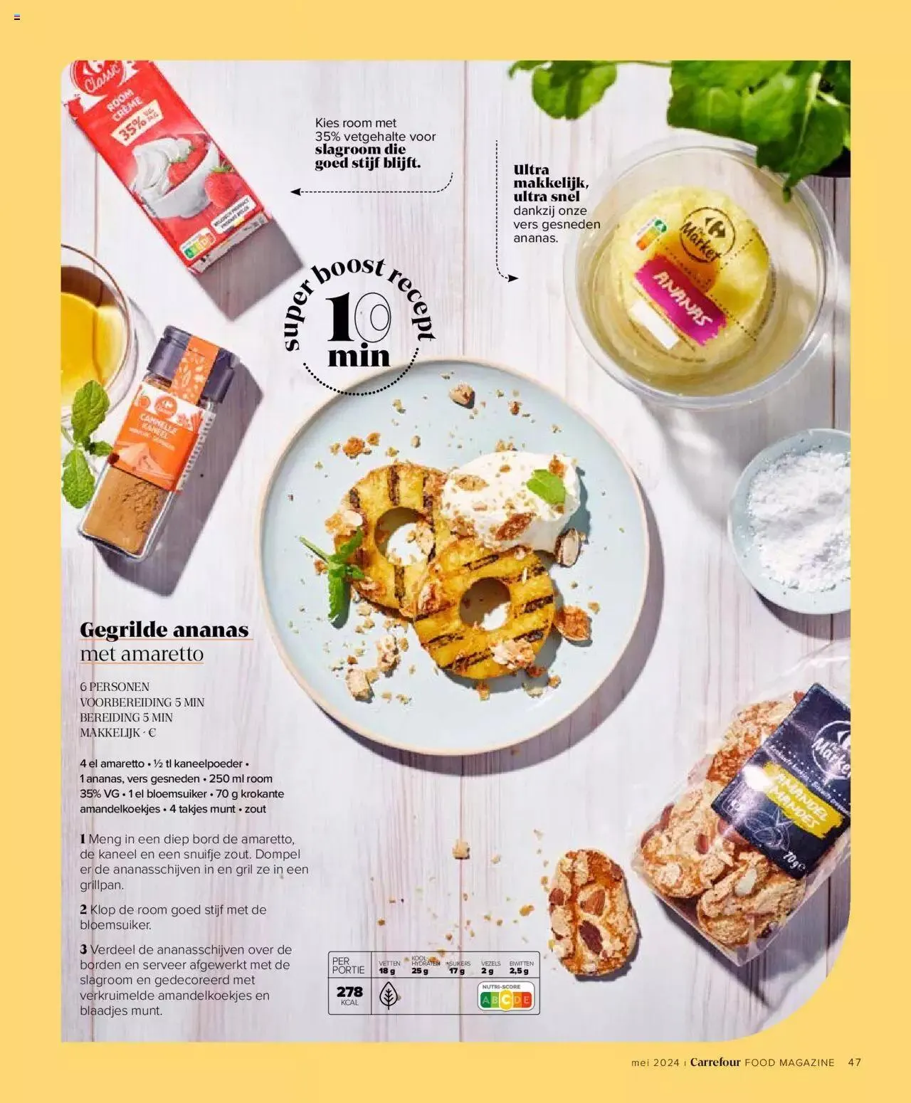 Carrefour Food Mag Lekkers voor mei van 31 mei tot 31 december 2024 - folder pagina 47