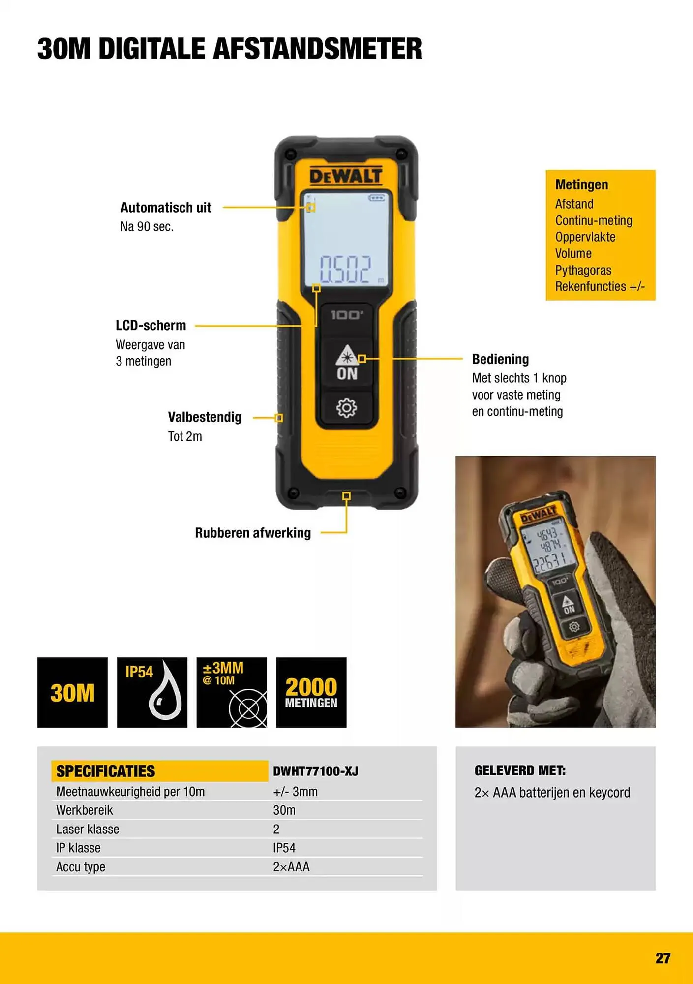 DeWALT folder van 17 januari tot 31 maart 2025 - folder pagina 27