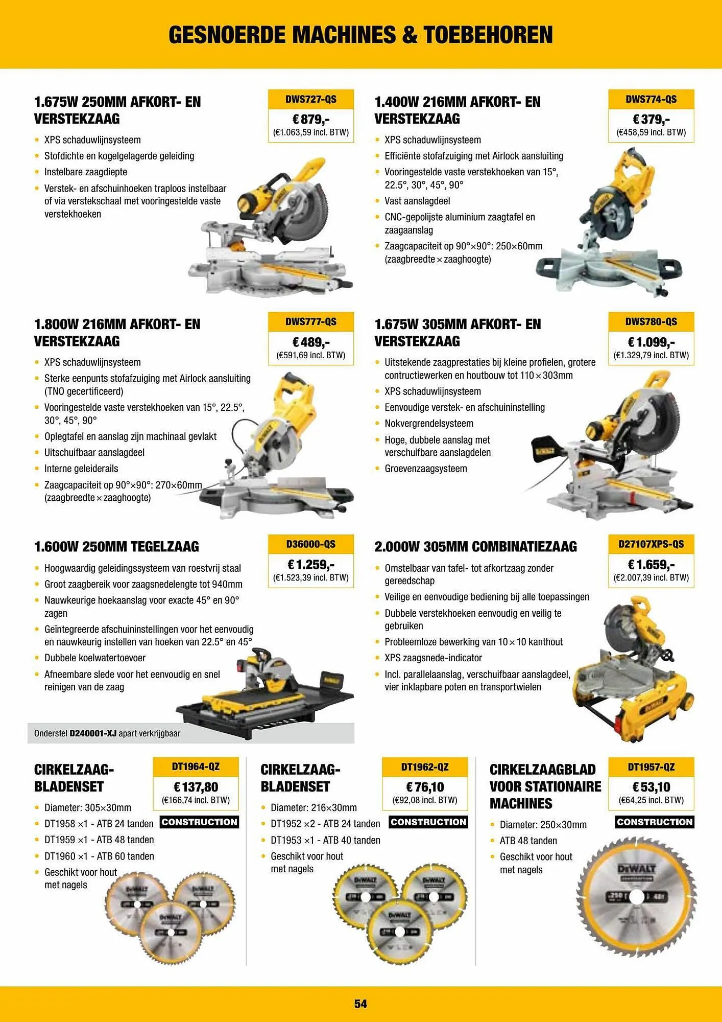 DeWALT folder van 3 september tot 30 september 2023 - folder pagina 54