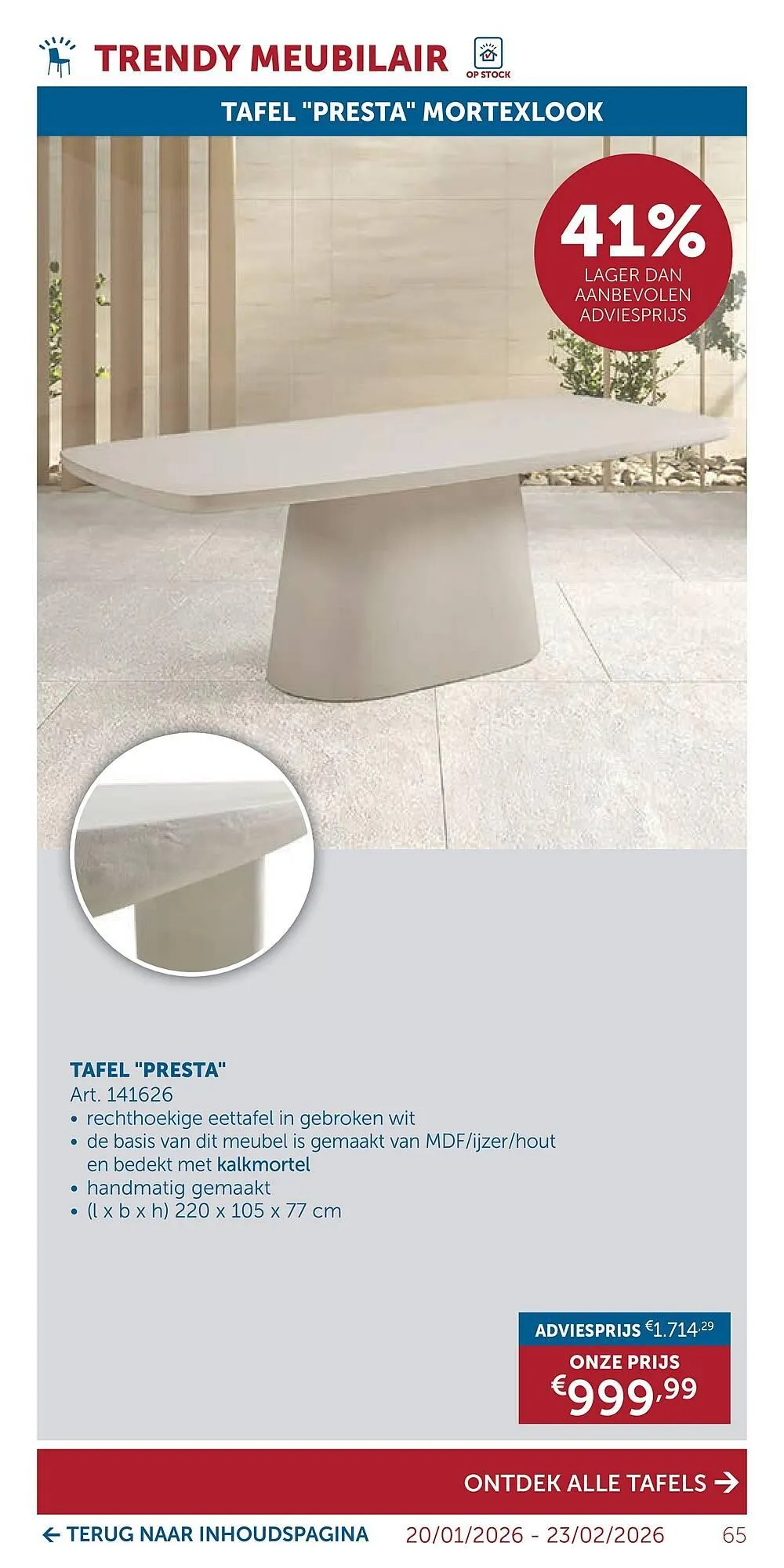 Zelfbouwmarkt folder van 20 januari tot 23 februari 2026 - folder pagina 65