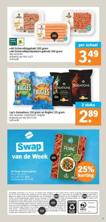 Albert Heijn folder tot 26.10.2025 van 23 oktober tot 26 oktober 2025 - folder pagina 31