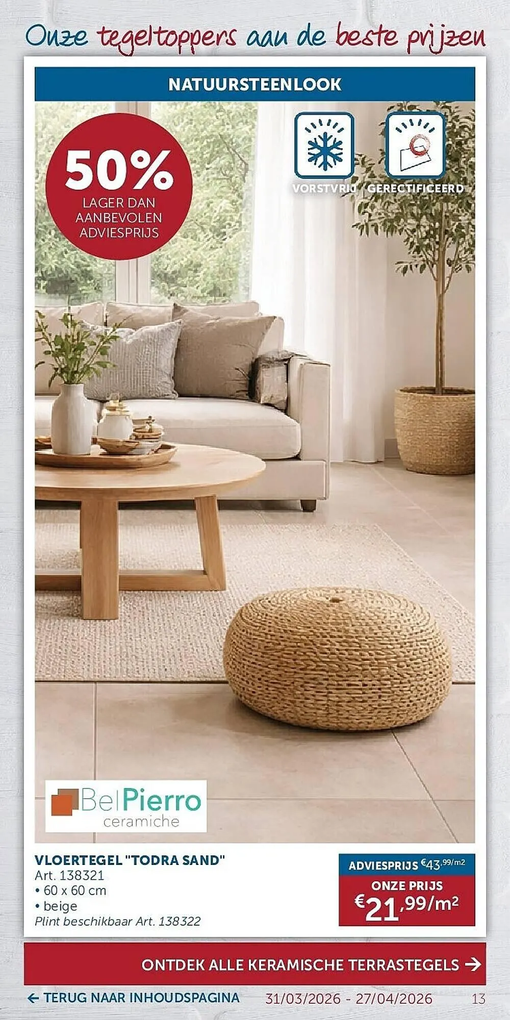 Zelfbouwmarkt folder van 31 maart tot 27 april 2026 - folder pagina 13