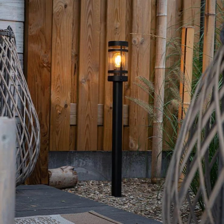 Modern kültéri lámpa, fekete, 80 cm IP44 - Gleam