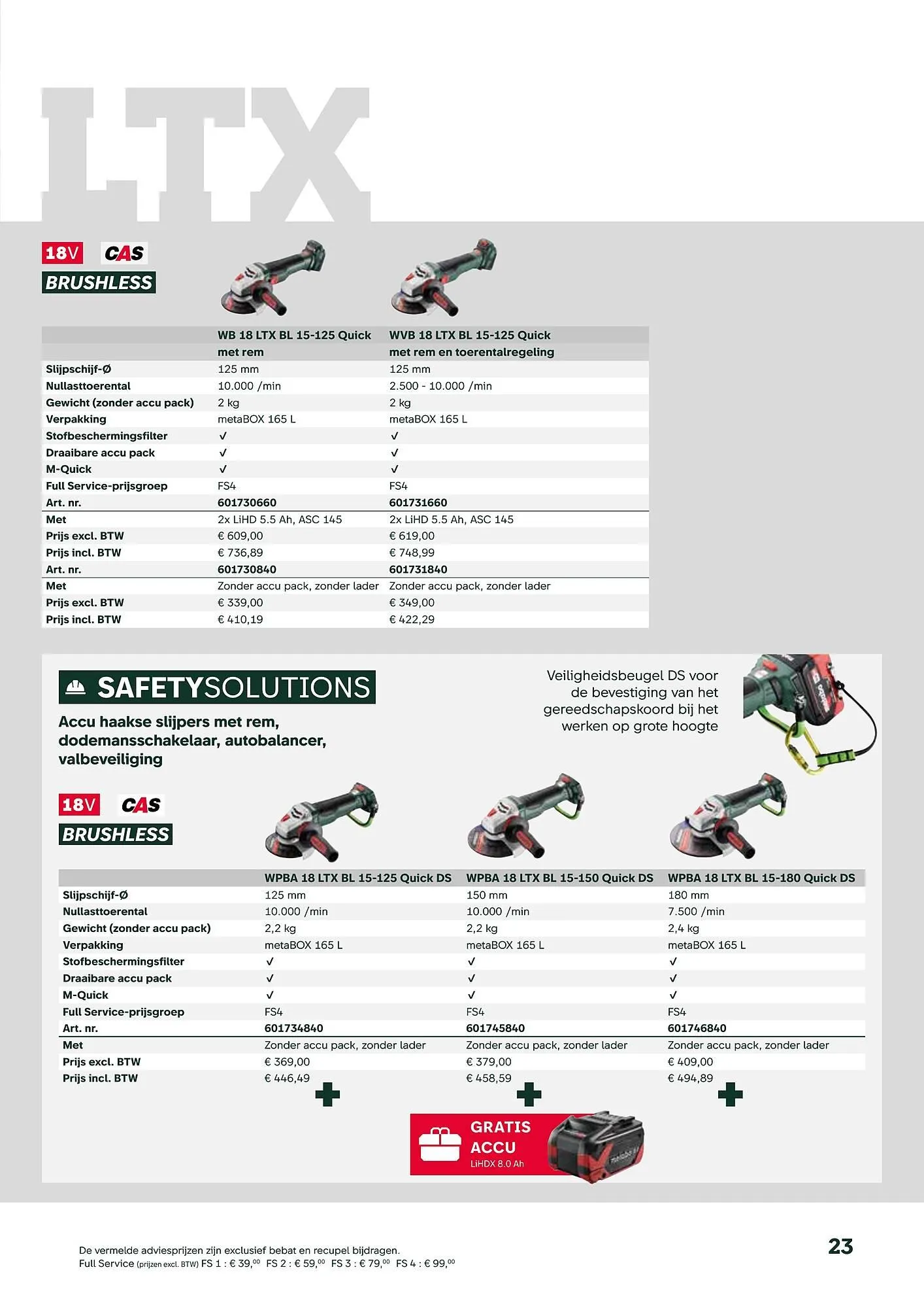 Metabo folder van 17 september tot 31 maart 2026 - folder pagina 23