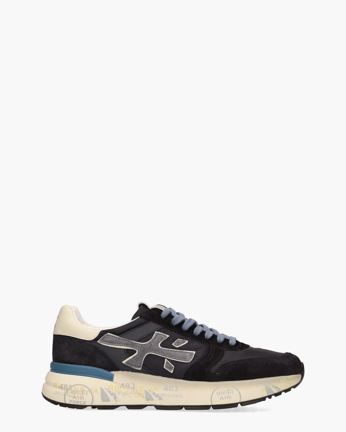 Premiata Mick 7716 Donkerblauw Herensneakers