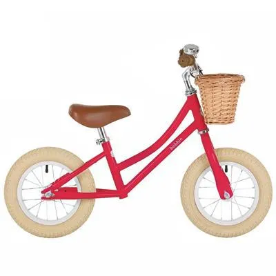 Bobbin Loopfiets gingersnap balance bike - cherry pink