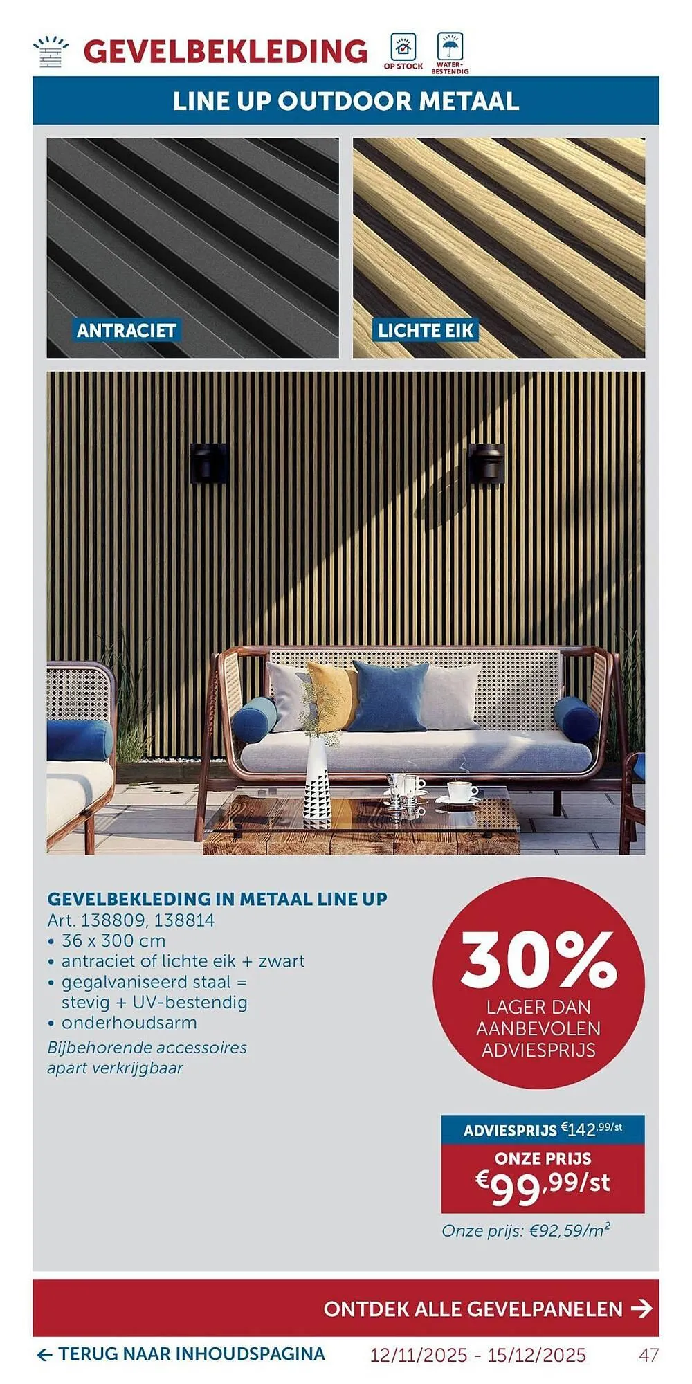 Zelfbouwmarkt folder van 12 november tot 15 december 2025 - folder pagina 47