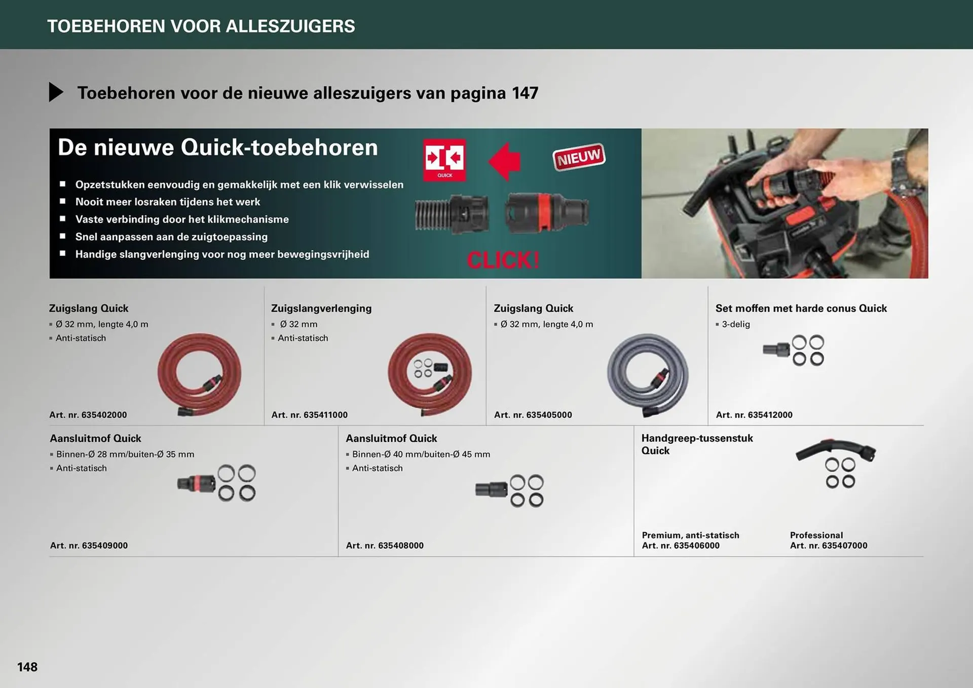 Metabo folder van 7 maart tot 31 december 2024 - folder pagina 148
