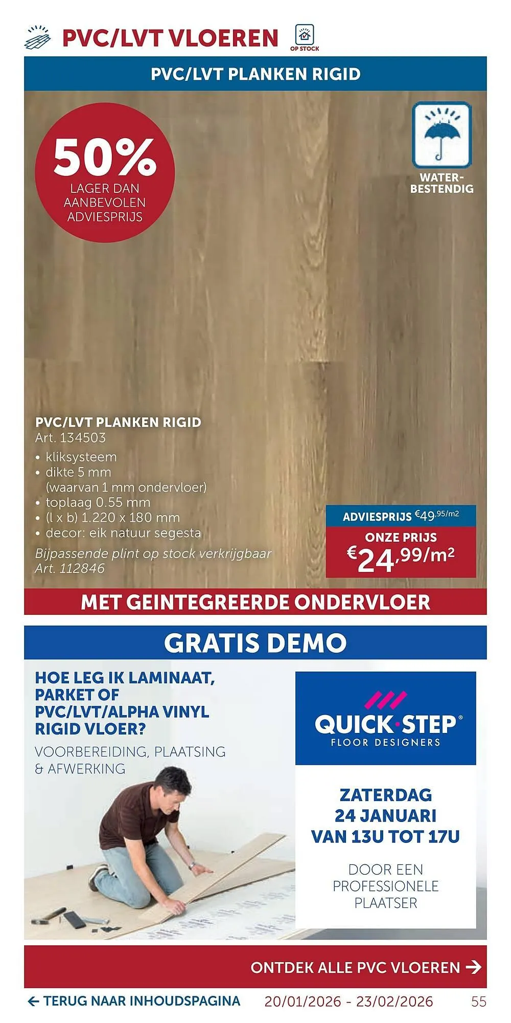 Zelfbouwmarkt folder van 20 januari tot 23 februari 2026 - folder pagina 55