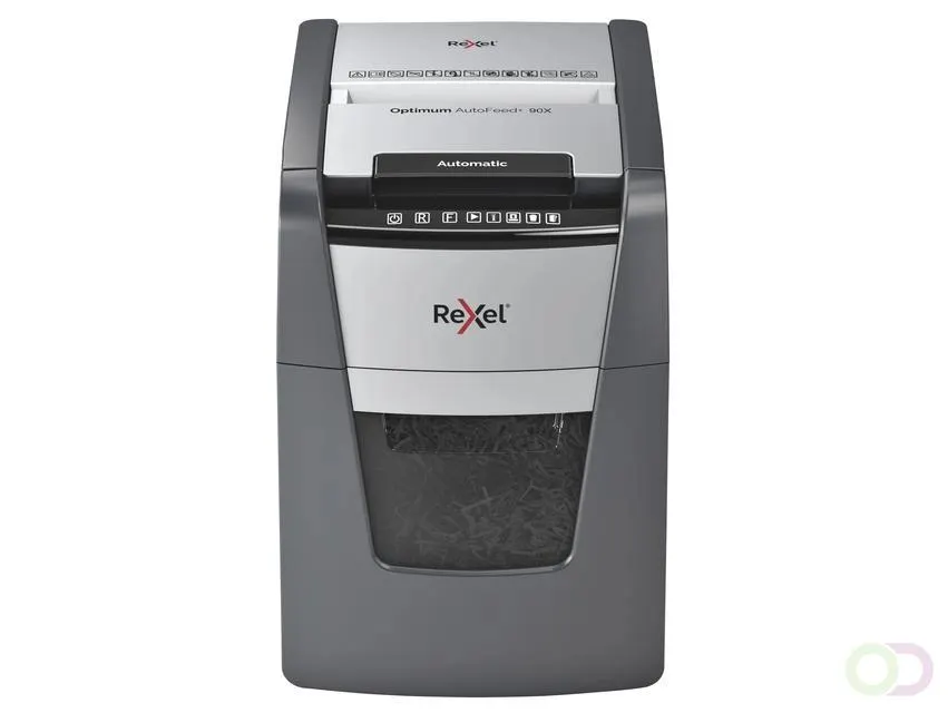 Papiervernietiger Rexel Optimum Auto 90X snippers 4x28mm