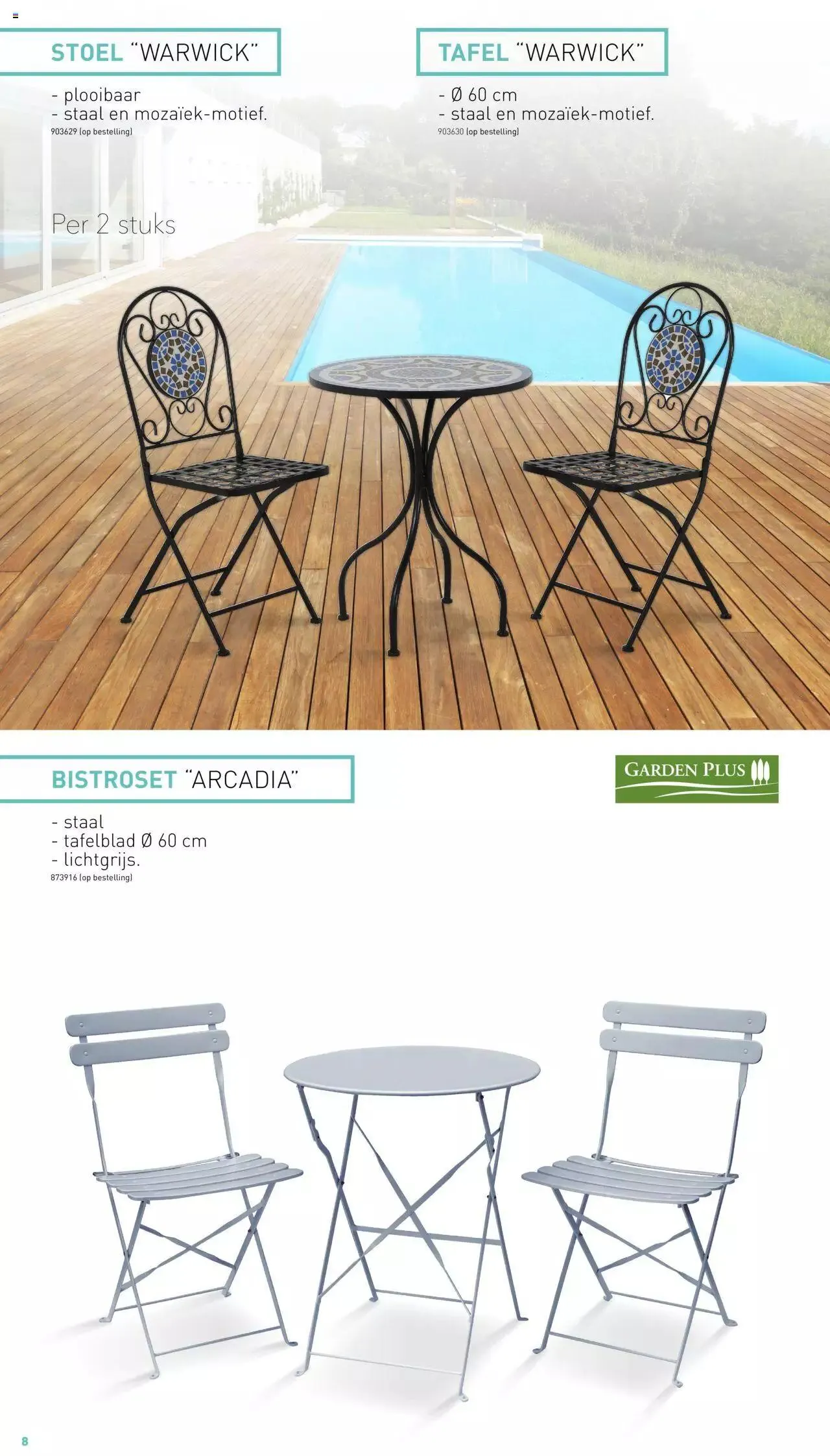 Hubo - Tuinmeubelen Special 2023 van 30 juni tot 31 december 2023 - folder pagina 8