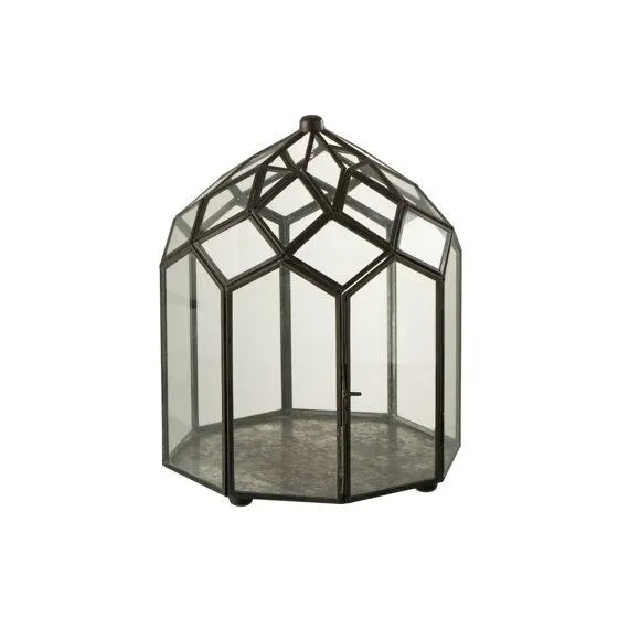 Terrarium Glas/Metaal Zwart S 22X22X30Cm