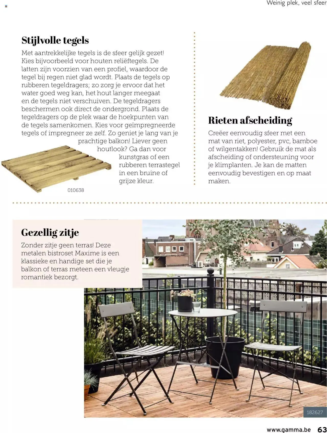 GAMMA tuinmagazine 2022 van 22 maart tot 31 december 2023 - folder pagina 63