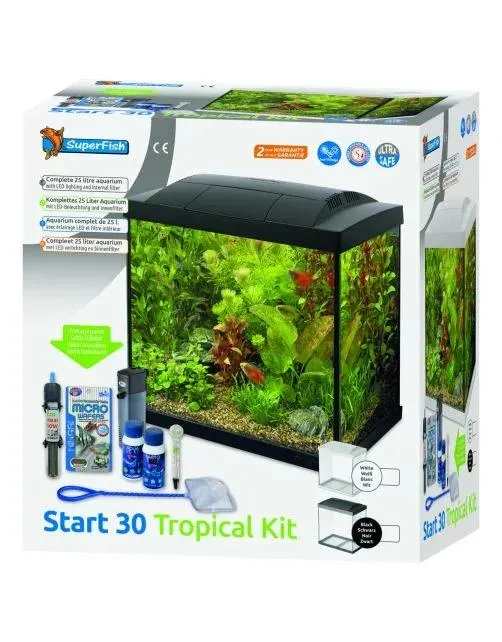 Superfish Aquarium Start 30 Tropical Kit Retro Led 27 l - Aquaria