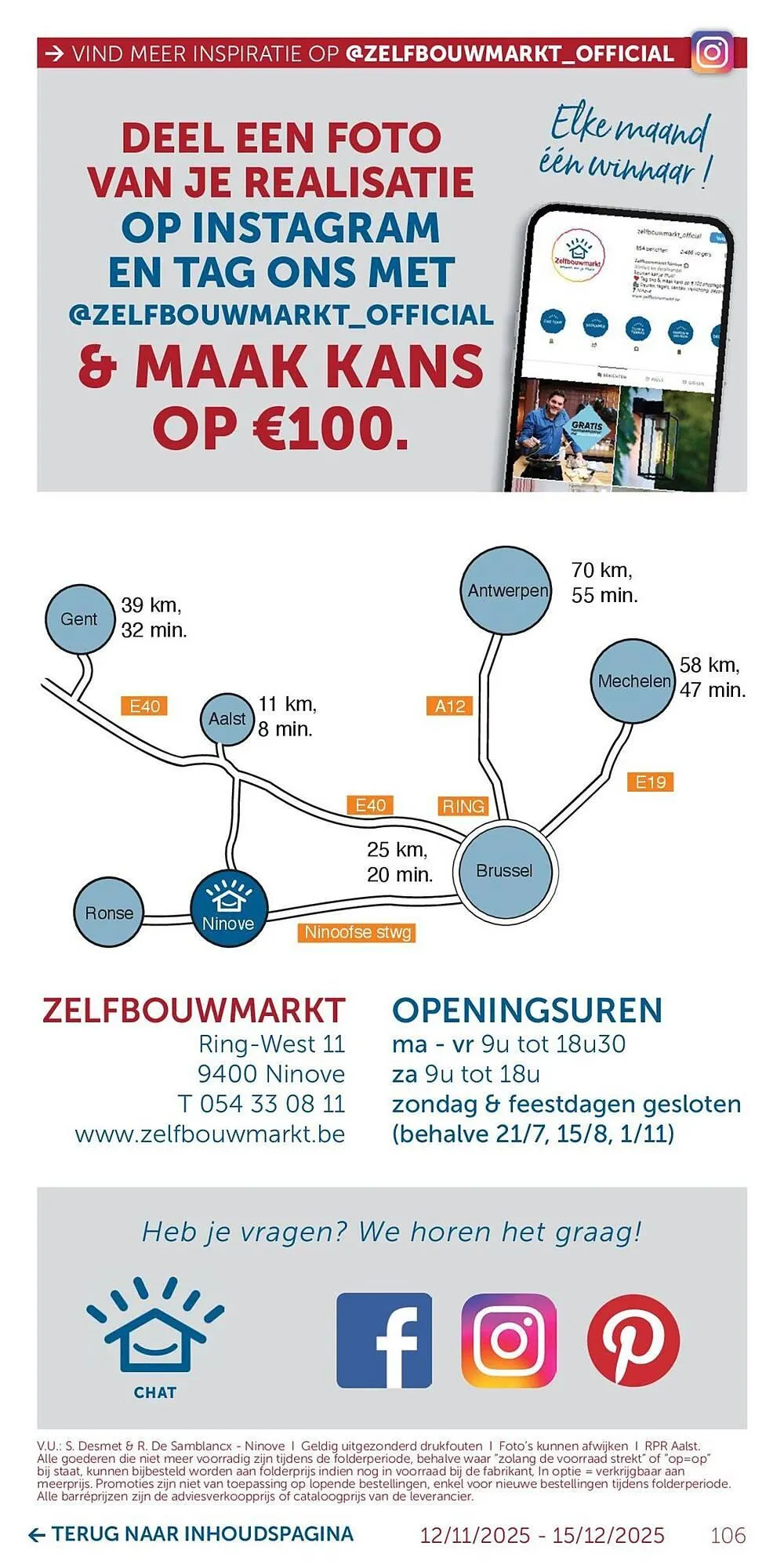 Zelfbouwmarkt folder van 12 november tot 15 december 2025 - folder pagina 106