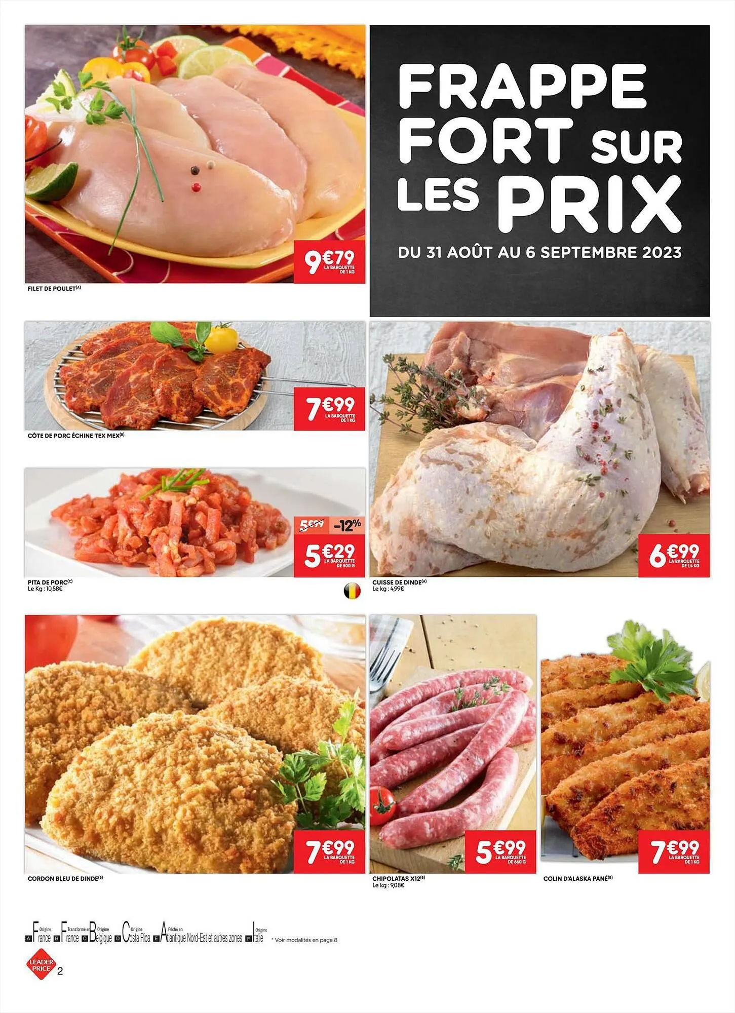 Leader Price folder van 31 augustus tot 6 september 2023 - folder pagina 2