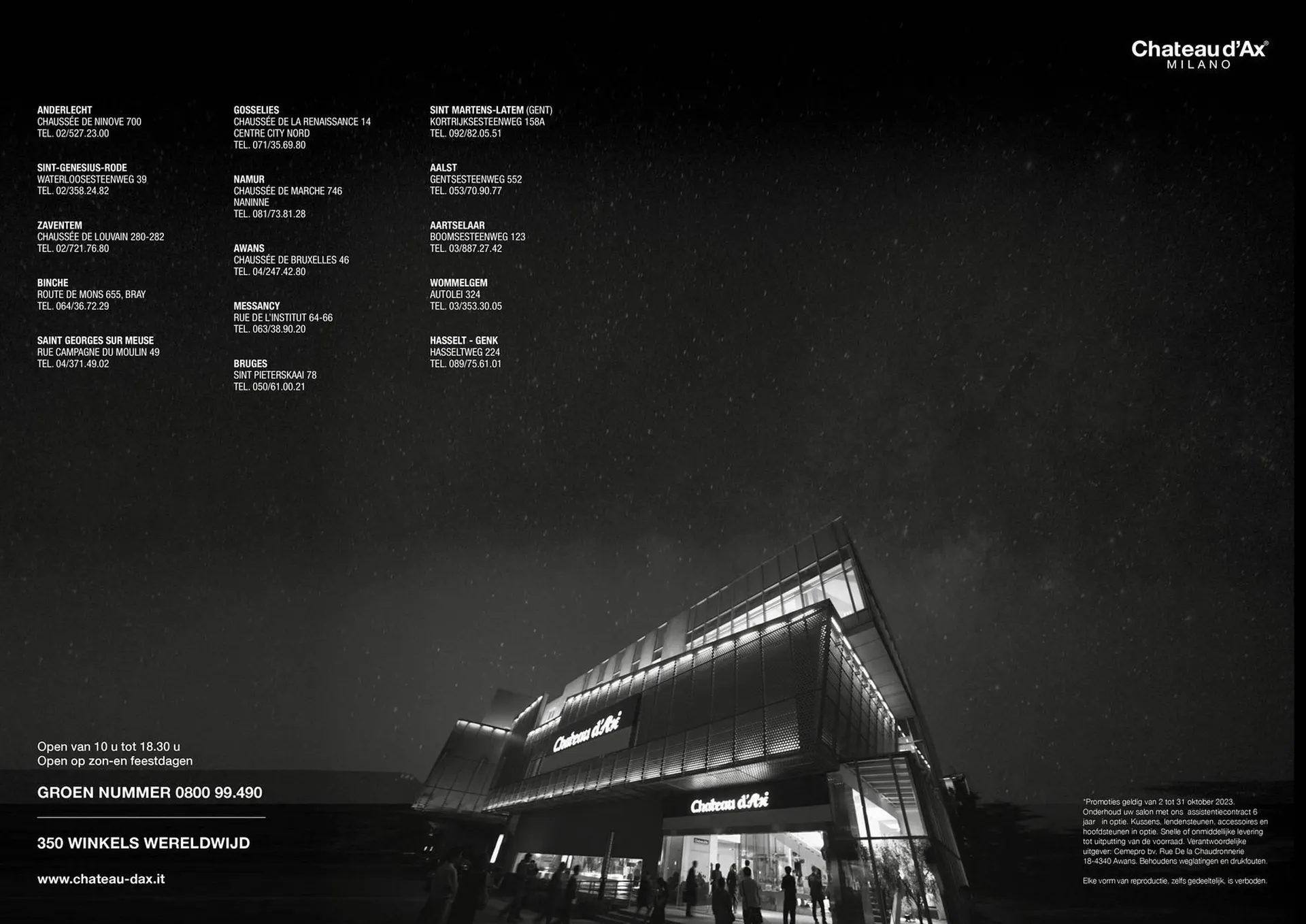 Chateau d'Ax folder van 17 oktober tot 31 oktober 2023 - folder pagina 9