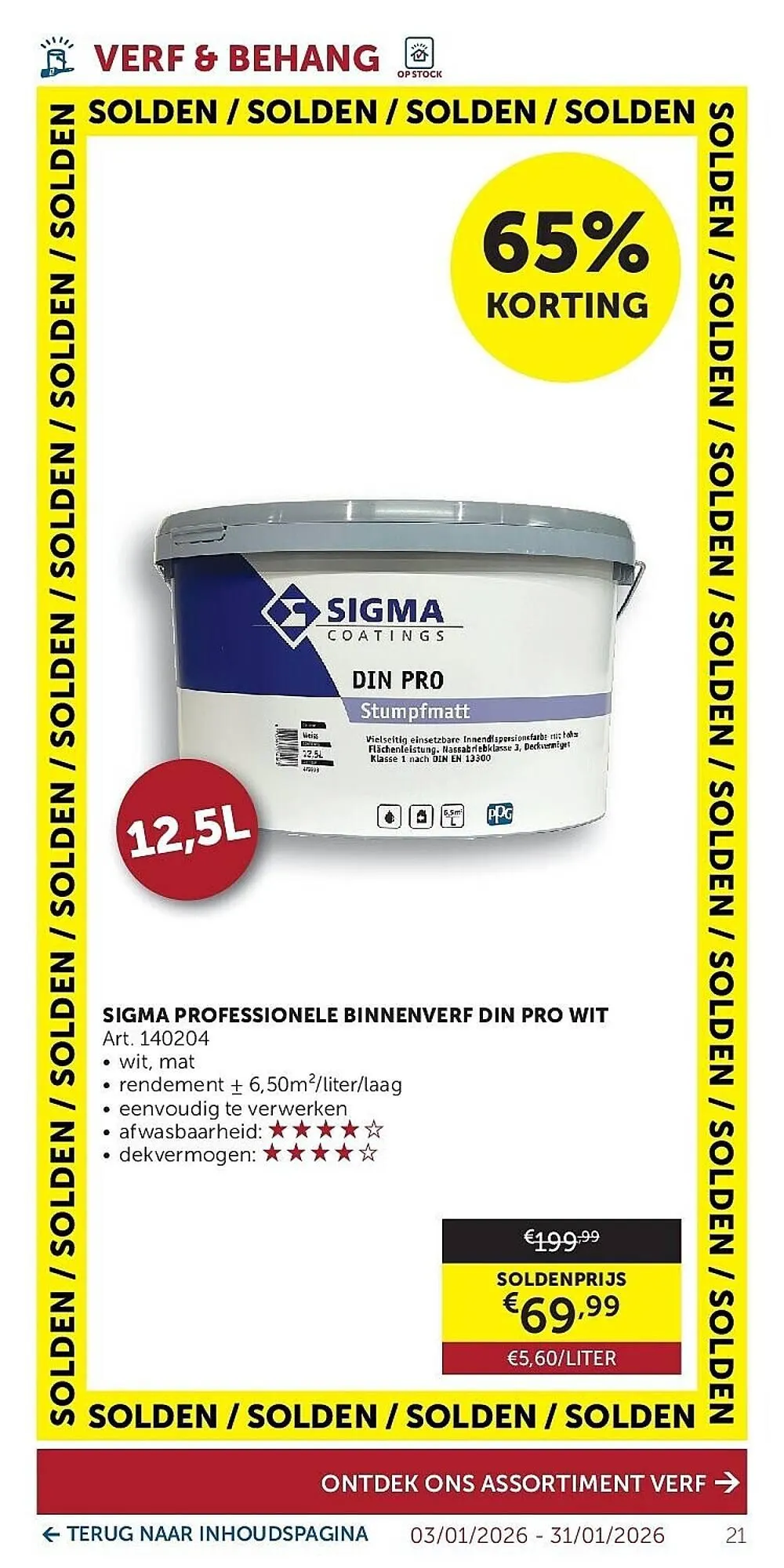 Zelfbouwmarkt folder van 3 januari tot 31 januari 2026 - folder pagina 21