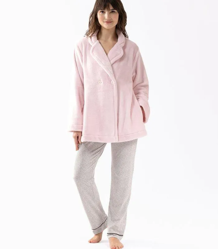 ESSENTIEL H77A pluchen flanellen jas