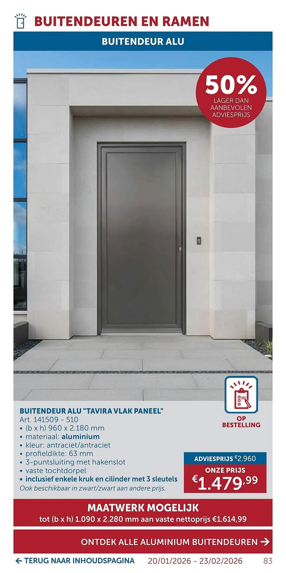 Zelfbouwmarkt folder van 20 januari tot 23 februari 2026 - folder pagina 83