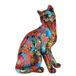 Sculptuur Kat Street Art