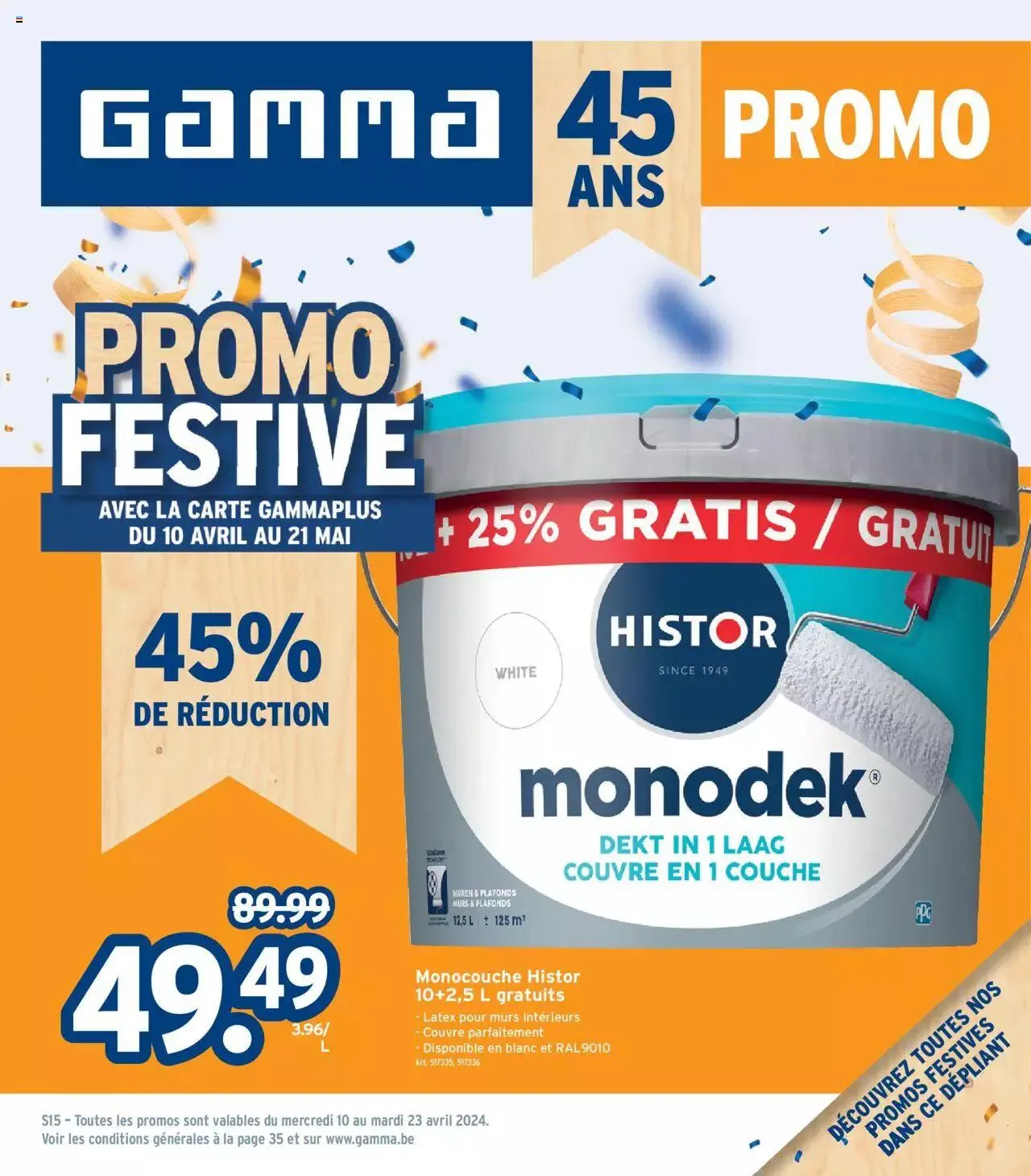 GAMMA publicité van 23 april tot 31 december 2024 - folder pagina 