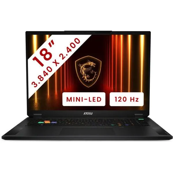 Stealth 18 HX AI (A2XWIG-019BE) 18" gaming laptop