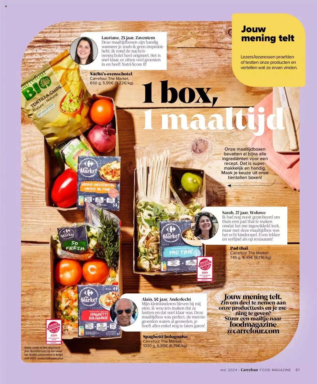 Carrefour Food Mag Lekkers voor mei van 31 mei tot 31 december 2024 - folder pagina 61
