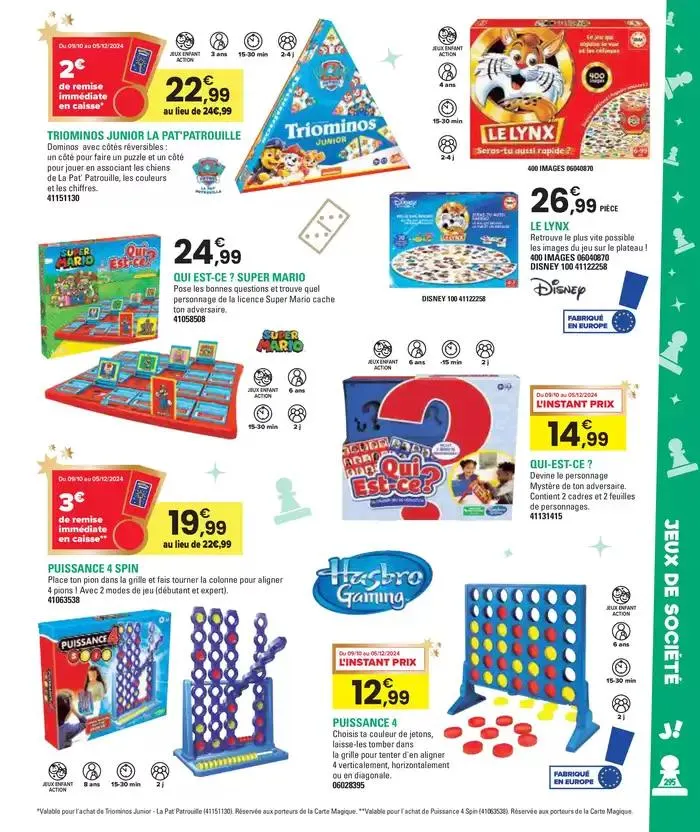 Jouez À L'infin van 29 oktober tot 5 december 2024 - folder pagina 295