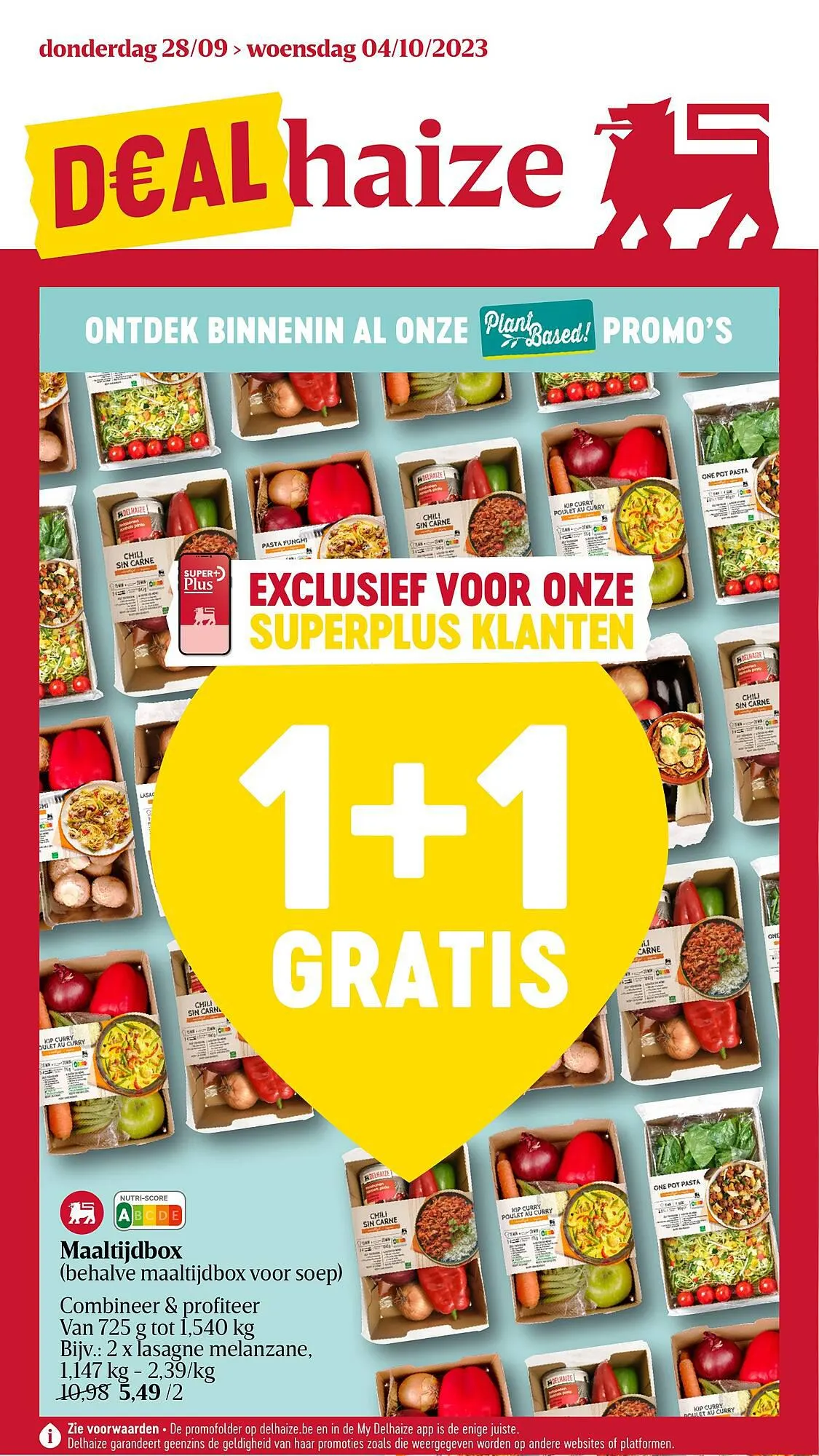 Delhaize Folder van 28 september tot 28 september 2023 - folder pagina 1