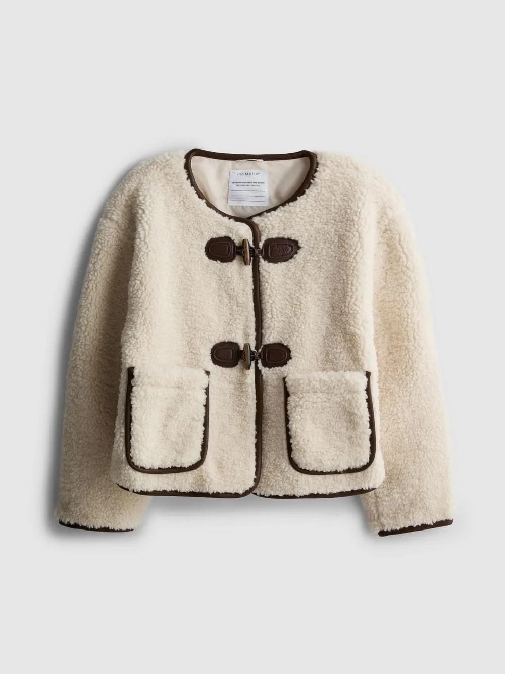 7–15 ans | Veste effet mouton retourné