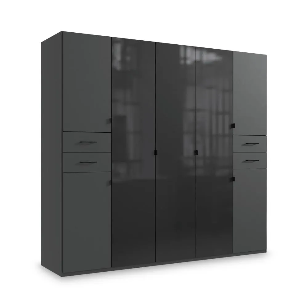 Kleerkast DUNCAN B225 Zwart