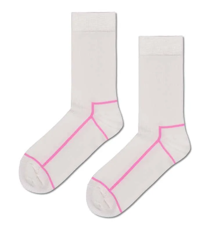 Contrast Stripe Sock