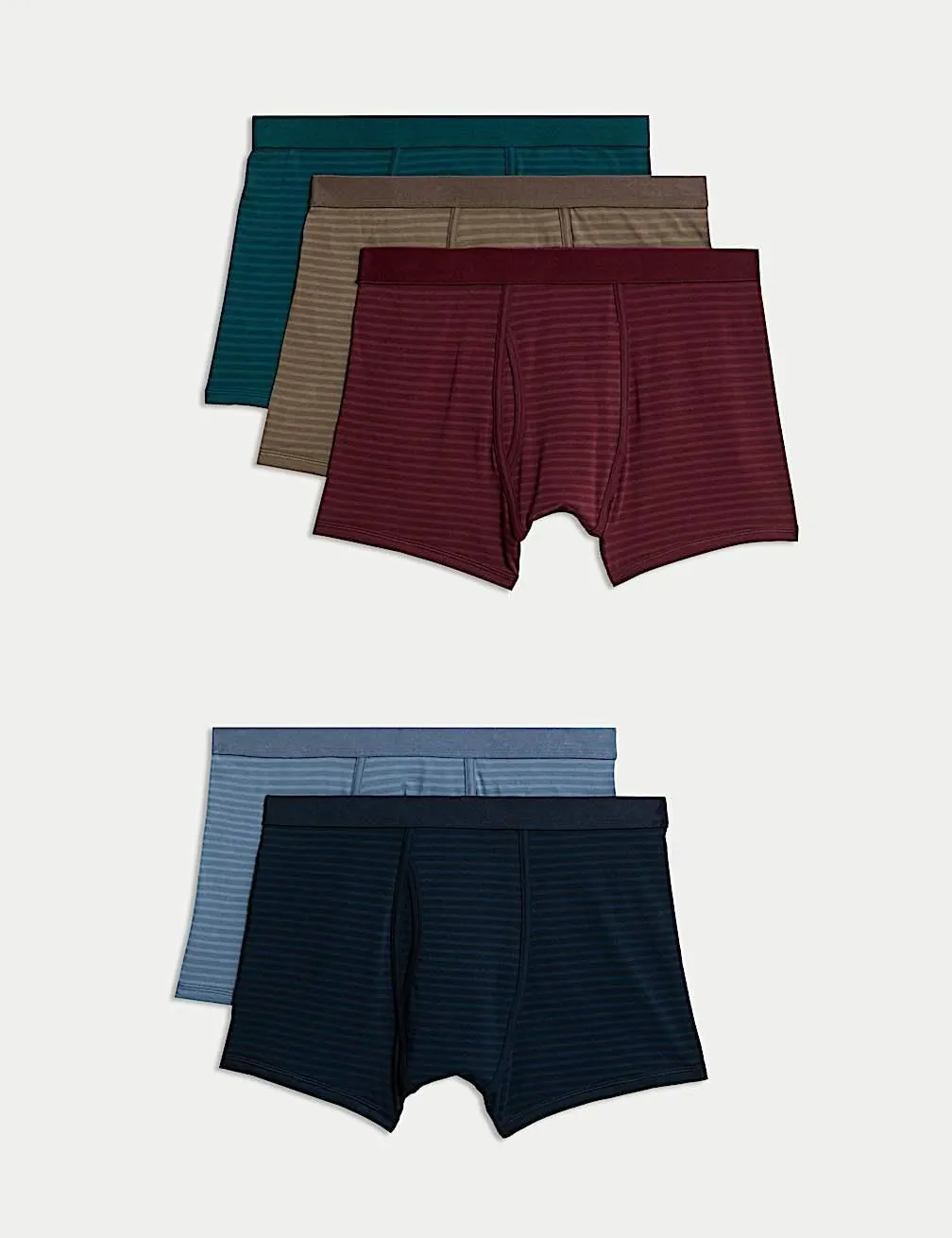 5 Pack Cotton Rich Cool & Fresh™ Trunks