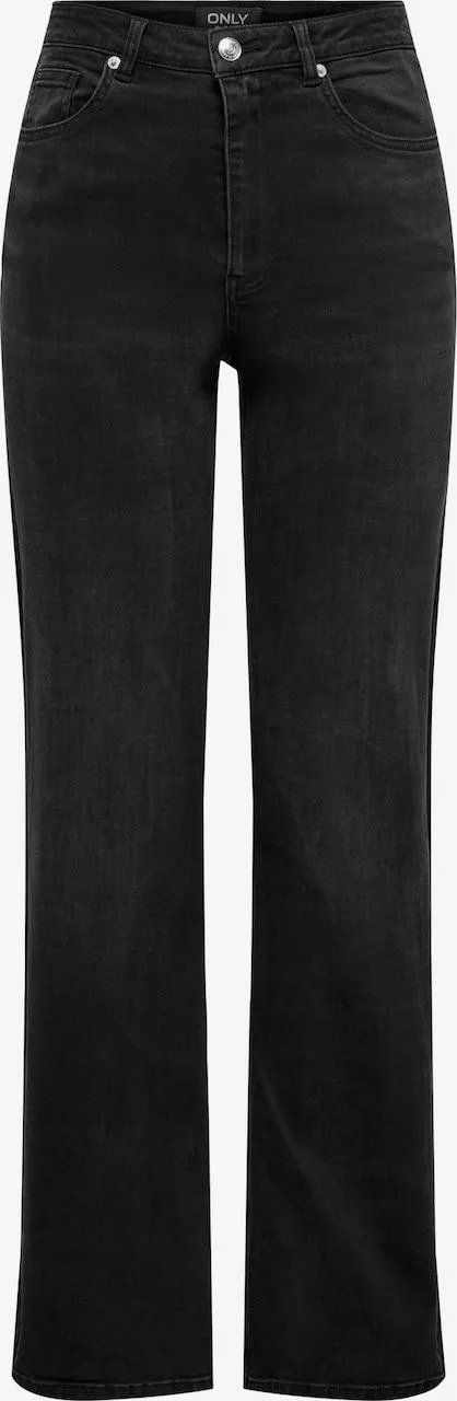 ONLY Wide leg Jeans 'ONLJuicy-Wauw' in Black Denim