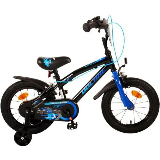 Volare Super GT Kinderfiets - Jongens - 14 inch - Blauw - Twee handremmen