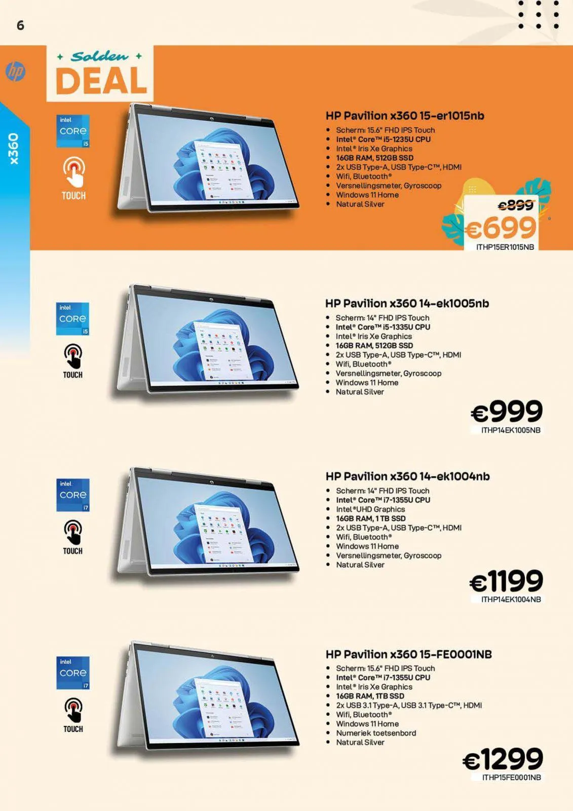 Compu Deals folder tot 31.07.2023 van 1 juli tot 31 juli 2023 - folder pagina 6