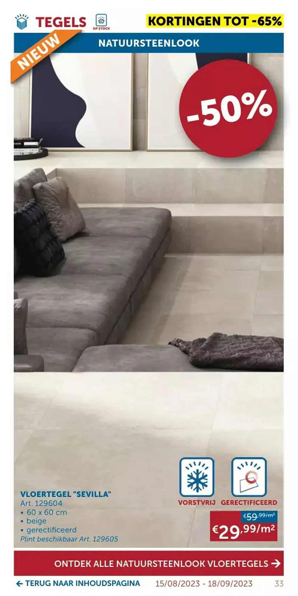 Zelfbouwmarkt folder van 15 augustus tot 18 september 2023 - folder pagina 33